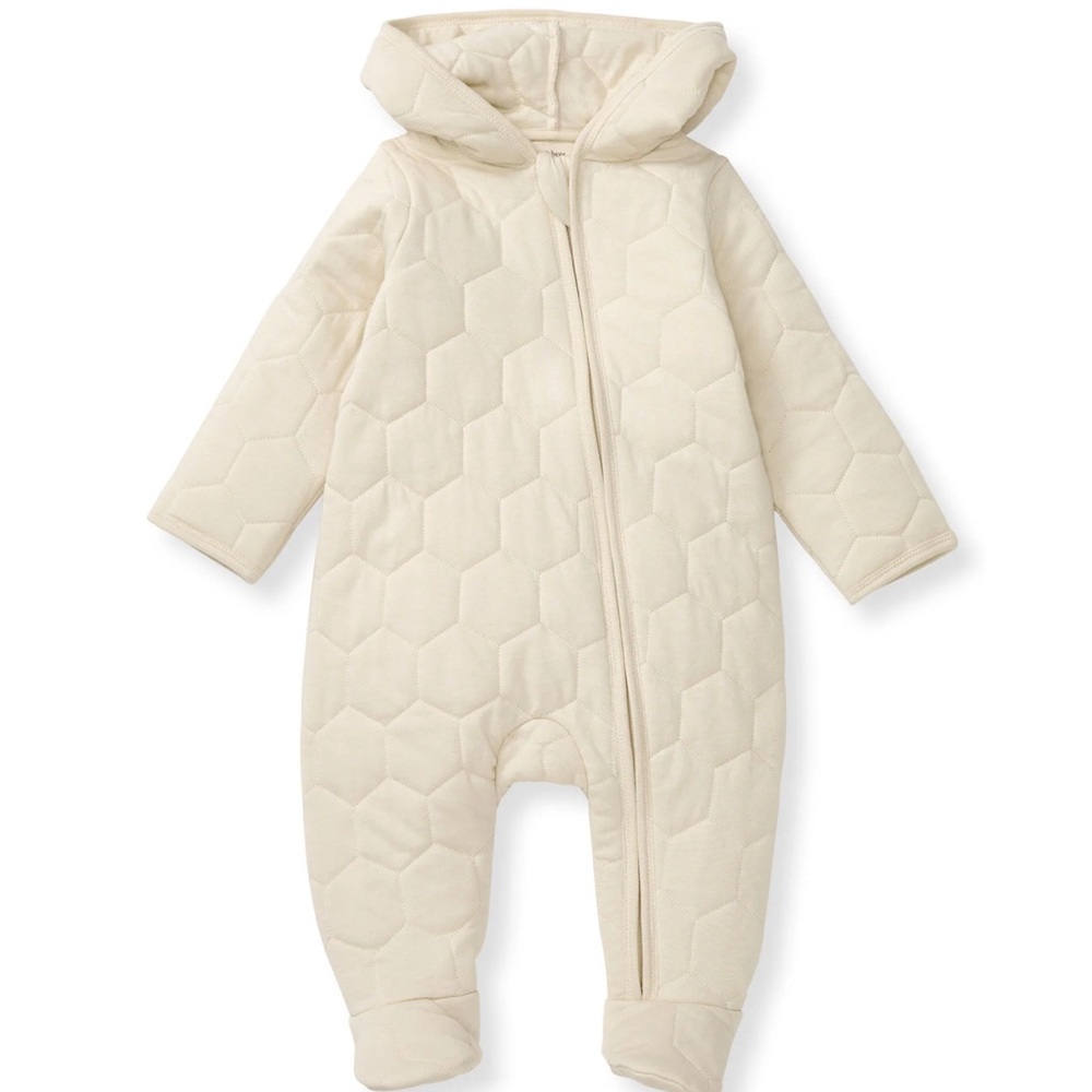 Burt's Bees Honeycomb One Piece Cover All Bunting 3-6 Month